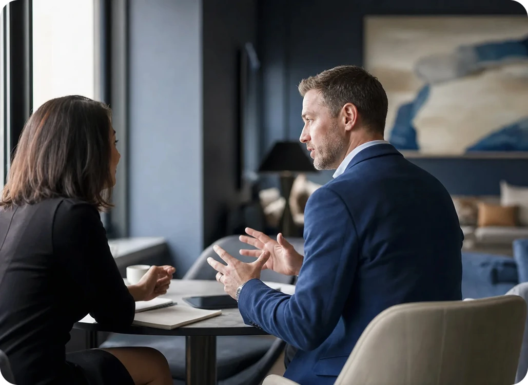 A boardroom ready for leadership work